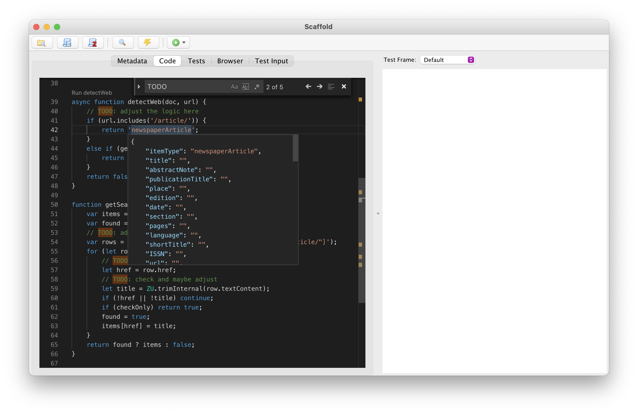Dev Translators Zotero Documentation