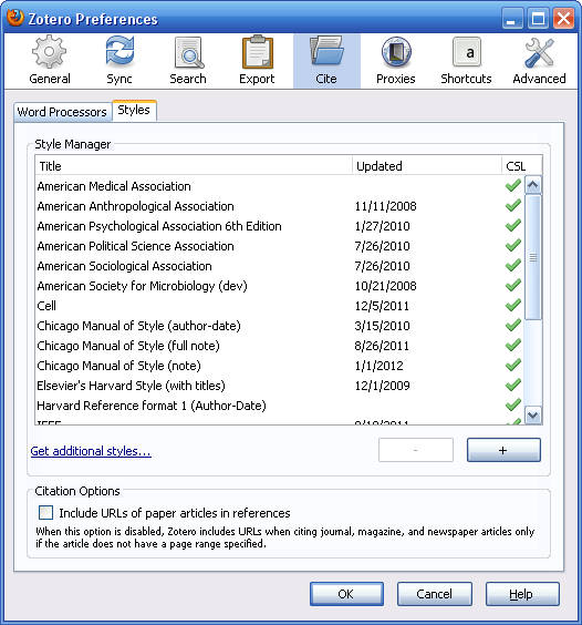 add citation style to zotero add citation style to zotero