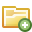 folder icon with green and white plus sign