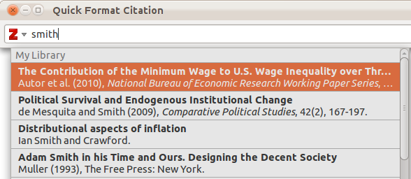 Ja Word Processor Plugin Usage Zotero Documentation